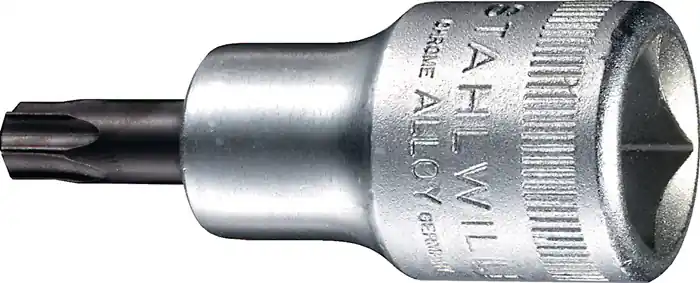 Geprüft Steckschlüsseleinsatz 1/2 Zoll TX T60 L.58mm STAHLWILLE