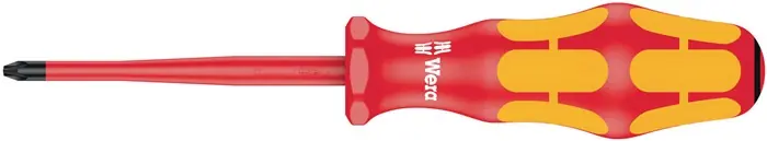Bestpreis Schraubendreher 165 iS Gr.PZD 1 Gesamt-L.178mm VDE isol.ext.slim WERA