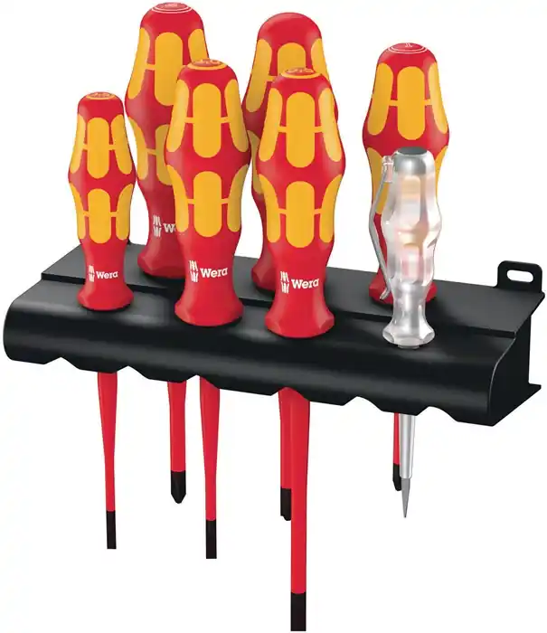 Schraubendrehersatz 160 iS/7 7-tlg.Schlitz/PH/+-(SL/PZD) ext.slim VDE WERA Highlight