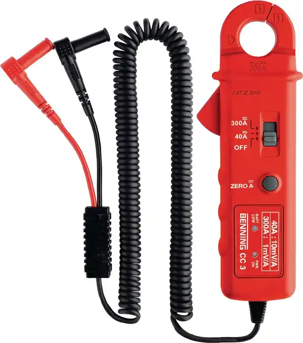 Echt AC/DC-Stromzangenadapter CC 3 0,2-300 A AC/DC Zangenöffnung max.25mm BENNING