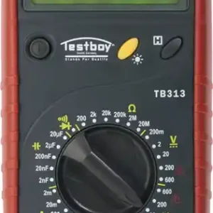 Digitalmultimeter Testboy 313 0-600 V AC,0-600 V DC RMS TESTBOY Sichere Zahlung