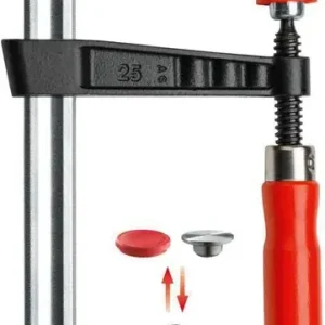Neu Temperguss-Schraubzwinge TGK Spann-W.600mm A.175mm Holzgr.32x10mm BESSEY