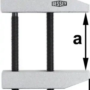 Parallelschraubzwinge PA Spann-W.46mm A.26mm BESSEY Sonderaktion