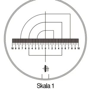 Begrenztes Angebot Messskala Tech-Line Skala-D.25/2,5mm Duo-Skala 1-Standard SCHWEIZER