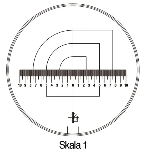 Begrenztes Angebot Messskala Tech-Line Skala-D.25/2,5mm Duo-Skala 1-Standard SCHWEIZER