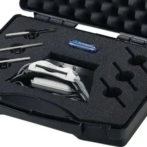Neue Ware Kopfbandlupenset Tech-Line Vergr. 2x,2,5x,3x LED Schweizer