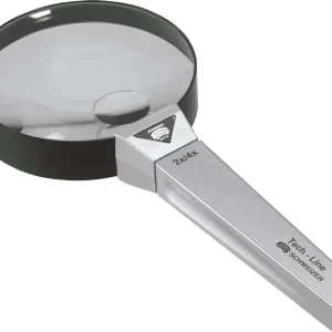 Nur Heute Handlupe Tech-Line Vergr. 2x/4x Linsen-D.90/20mm Schweizer