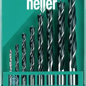 CV Holzspiralbohrersatz 8tlg.D.3,4,5,6,7,8,9,10mm CV-Stahl Super-Preis