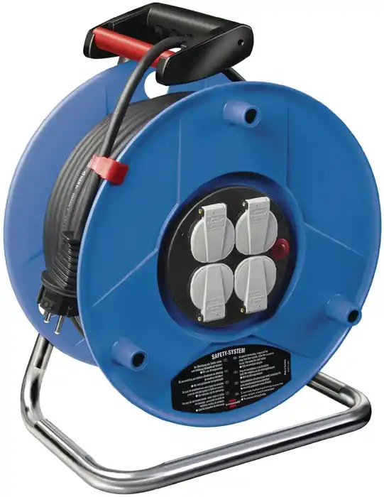 Must-Have Kabeltrommel Garant 25m H05VV-F 3x1,5 mm² 240mm 4 Schutzkon.steckd.
