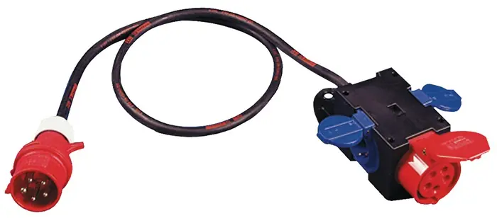 Preiswert Kompaktverteiler CEE-16 A,5-polig 1xCEE 16 A,2x230V 5x2,5mm² JÄGER DIREKT