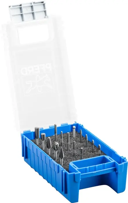 Kleinfrässtiftesatz Schaft-D.3mm 15-tlg.HM Verz.5 Ku.-Kassette PFERD Angebot
