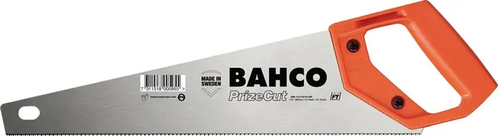 Handsäge Prizecut Blatt-L.350mm 15 ZpZ sehr fein,geh.BAHCO Direktkauf