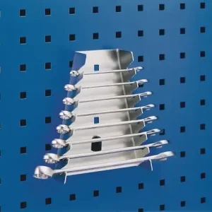 Sonderangebot Schraubenschlüsselhalter H180xB70/145xT40mm 8 Aufnahmen senkrecht f.Lochplatten