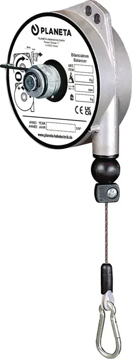 Federzug TCN 9312 Trgf.1-2kg Edelstahl-Drahtseil Seillänge 1,6m Nur Heute