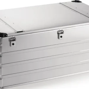 Aluminiumbox L1192xB790xH515mm 415l m.Klappverschluss u.Stapelecken Markenware