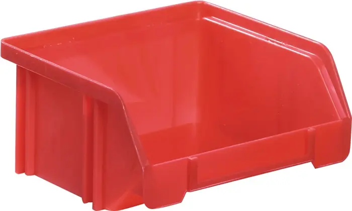 Jetzt Kaufen Sichtlagerkasten LK L85/65xB105xH45mm PS rot LA-KA-PE VE: 50 Stück
