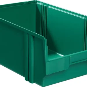 Sichtlagerkasten LK L500/450xB300xH200mm PS grün LA-KA-PE VE: 8 Stück Sonderangebot