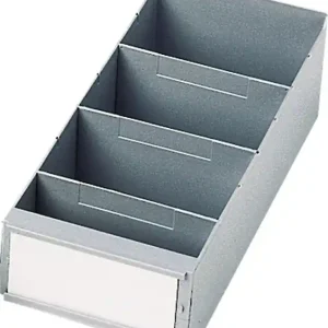 Trennw.f.Regalkasten B.160mm PS grau 25St./Btl.LA-KA-PE Knallerangebot