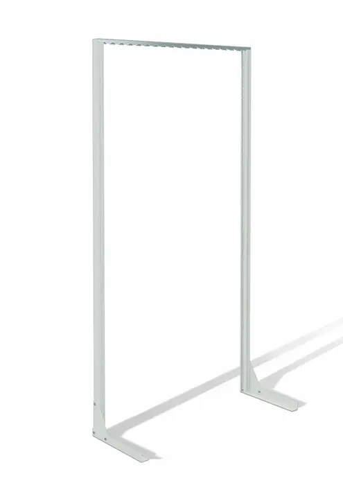 Bestpreis Ständerregal eins.H2010xB1010xT400mm unbestückt lichtgrau