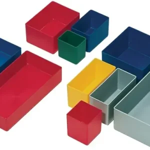 Einsatzkasten 162x108x63mm blau PS f.Schubl.u.Sortimenskästen LA-KA-PE VE: 25 Stück Geprüft