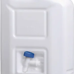Bestpreis Wasserkanister 22l HD-PE stapelbar,m.Auslaufhahn H495xB350xT165mm HÜNERSDORFF