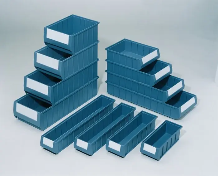 Regalkasten L400xB234xH140mm blau PP VE: 6 Stück Solange Der Vorrat Reicht