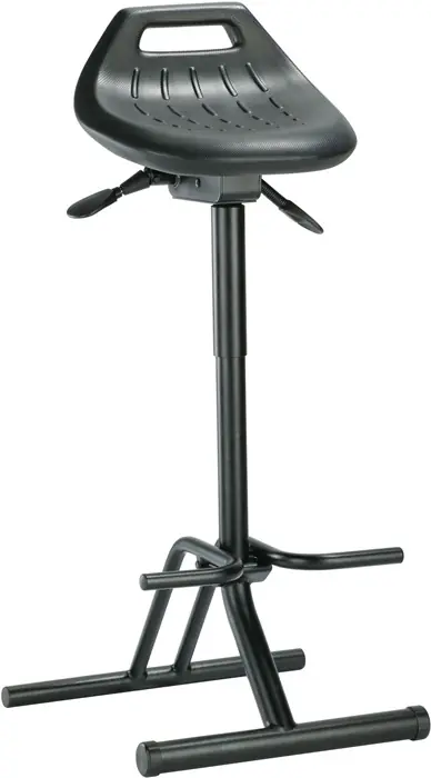 Billig Stehhilfe Integralschaum Sitz-H.640-840mm STA schwarz klappbar