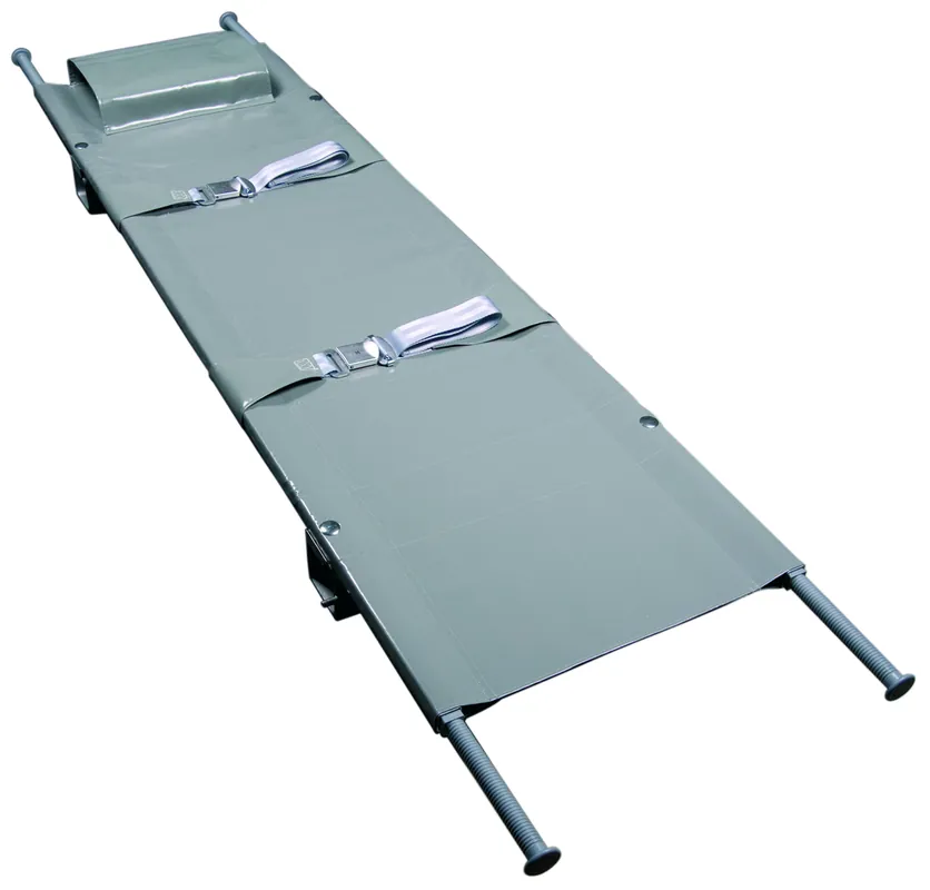 Krankentrage ultraSTRETCHER "0350", 4 Rollenfüße, sani-grau Markenprodukt