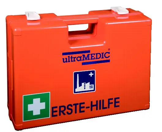 Günstig Erste-Hilfe-Koffer ultraBOX "INDUSTRIESTÄTTEN", mit Spezialfüllung, orange