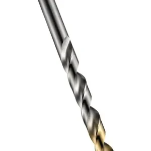 Kracherpreis Spiralbohrer DIN 338 TypN A002 D.3/8 " HSS profilgeschl.Blank/TiN Zyl.schaft 4xD VE: 10 Stück