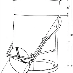 Eichinger Betonsilo 1021 Hebel + Kette Rabatt