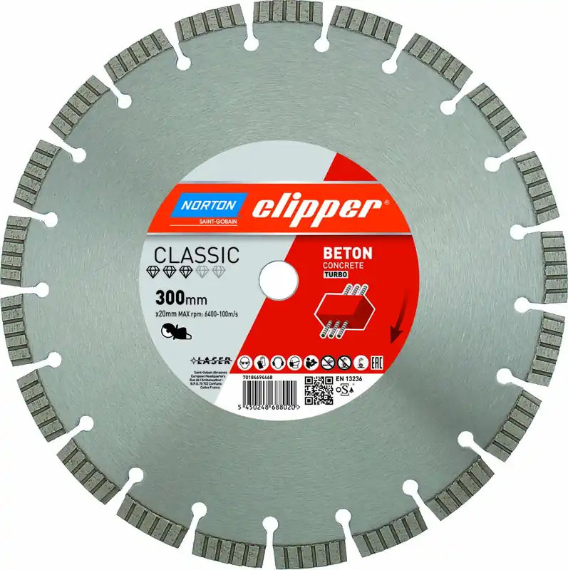 Norton Clipper Diamantscheibe Classic Beton Turbo Sale