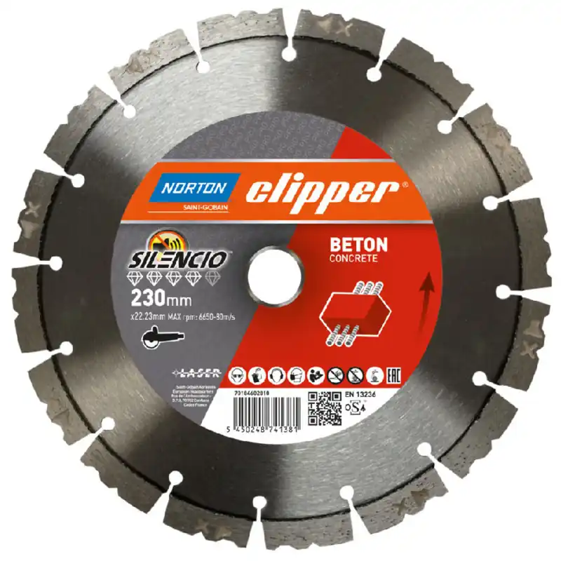 Norton Clipper Diamantscheibe Pro Beton Silencio Neue Ware