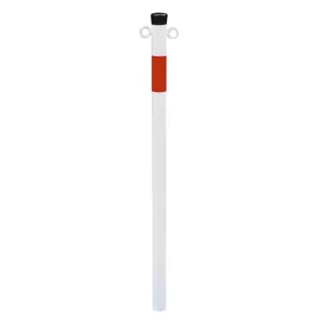 Absperrpfosten Stahlrohr Ø 42 mm, 1300 mm, ortsfest, zum Einbetonieren Abverkauf