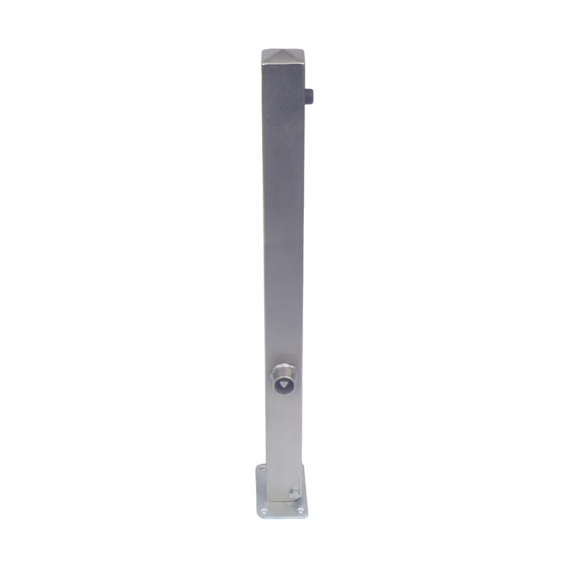 Edelstahlpfosten 70 x 70 mm, umlegbar, Dübelbefestigung Super-Preis