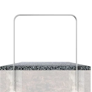 Fahrradanlehnbügel 80 x 12 mm ohne Querholm Must-Have