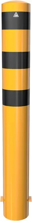 Stahlrohrpoller Ø 193 x 3,6 mm, gelb/schwarz, zum Einbetonieren Top-Angebot