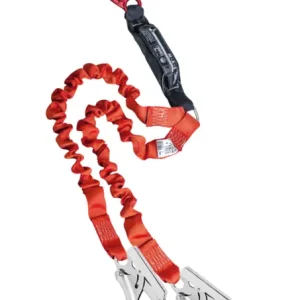 MAS Bandfalldämpfer-Verbindungsmittel BFD FlexBelt TWIN Flexibles Gurtband 2 Meter mit versch. Haken Aktuell