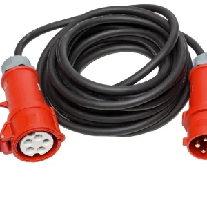 Gummi-Verlängerung 400 V, Phasenwender, 50m Bestpreis
