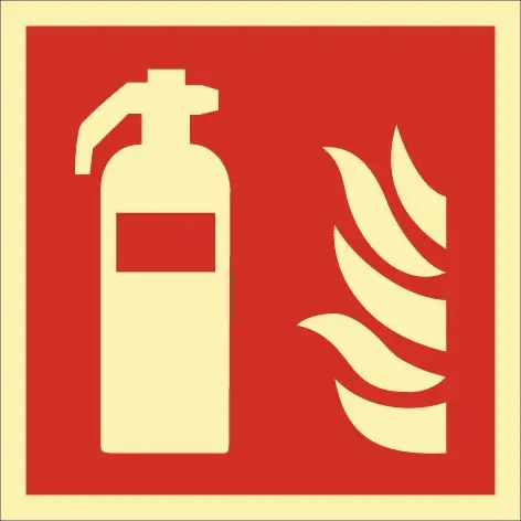 Preisknaller Brandschutzzeichen DIN EN ISO 7010 L148xB148mm Feuerlöscher Ku. VE: 10 Stück