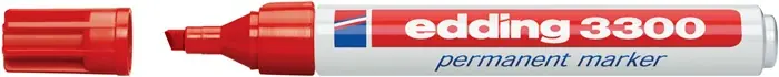 Permanentmarker 3300 blau Strich-B.1-5mm Keilspitze EDDING VE: 10 Stück Neu