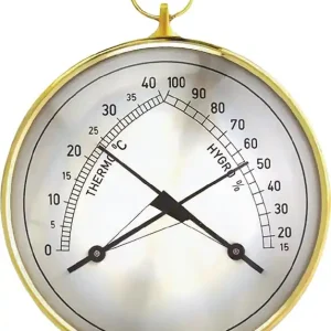 Begrenztes Angebot Thermo-Hygrometer Messber.0 b.40GradC/Luft 15-99% T.35mm Messingring TFA VE: 5 Stück