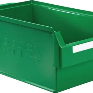 Meistverkauft Sichtlagerkasten L500xB300xH250mm PE grün RASTERPLAN