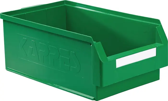 Sichtlagerkasten L500xB300xH200mm PE grün RASTERPLAN Knallerangebot