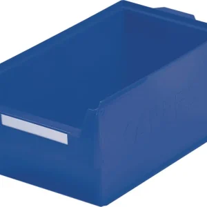 Sichtlagerkasten L500xB300xH250mm PE blau RASTERPLAN Direktkauf