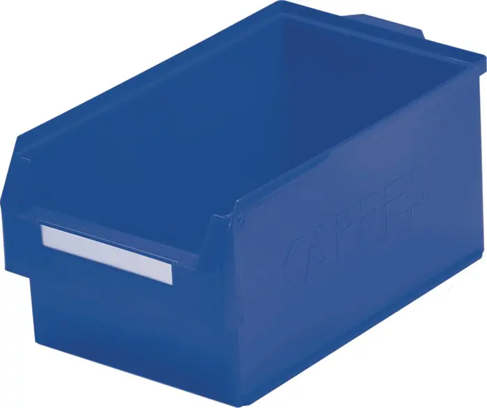 Sichtlagerkasten L500xB300xH250mm PE blau RASTERPLAN Direktkauf