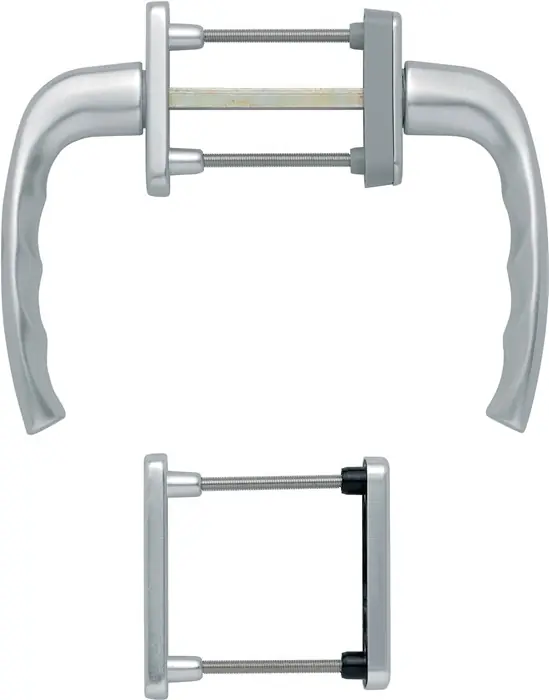 Markenware Balkongarnitur NY 0810/961N/U10/… Alu.F1 63-73mm 4-KT.7mm HOPPE