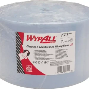 Wischtuch WYPALL L20 EXTRA+ 7317 L.ca.380xB.ca.235mm blau 2-lag.KIMBERLY-CLARK Versand Am Gleichen Tag
