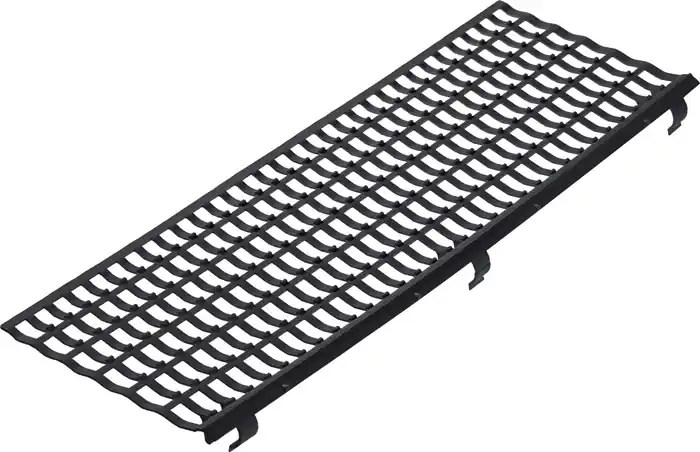 Wochenendangebot Laubfanggitter B.100-150mm L.1m schwarz PROTEKTOR VE: 30 Meter