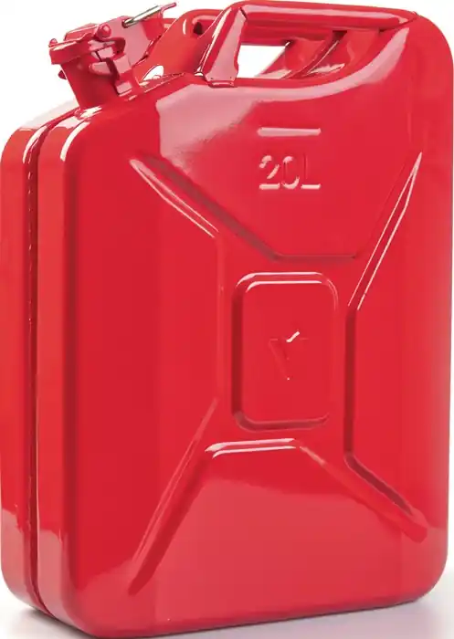Kraftstoffkanister 20l Feuerrot RAL 3000 Stahlbl.0,9mm L345xB165xH470mm VALPRO Billig